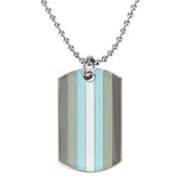 Demiboy Pride Tag Necklace